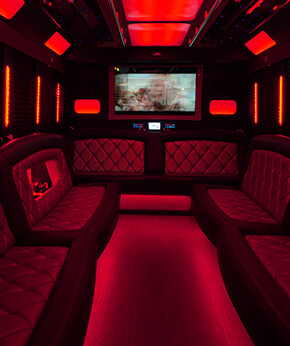 Limo bus rentals in Detroit